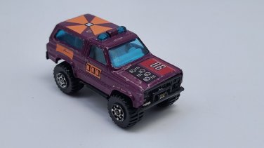 Matchbox 1980s Chevrolet Blazer Purple Road Blasters 4x4 K5 Chevy 1:56 Scale