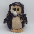 RARE Wild Wonders Medium Owl Plush Stuffed Animal  *CLEAN*