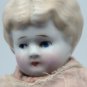 ANTIQUE 12" TALL BISQUE HEAD DOLL BLONDE W/ VINTAGE CLOTHES *RARE*