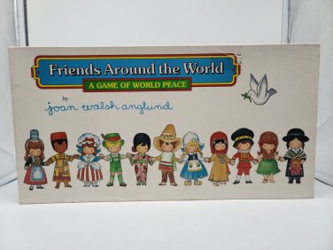 Friends Around the World Peace Board Game Joan Walsh Andglund 100% COMPLETE