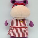 8" Disney DOC McSTUFFINS Purple Hippo HALLIE Stuffed Animal Nurse Plush Toy