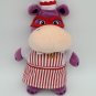 8" Disney DOC McSTUFFINS Purple Hippo HALLIE Stuffed Animal Nurse Plush Toy