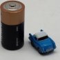 Small Micro Machine 1955 Chevy Corvette in Blue with a White Roof # 2