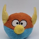 Angry Birds Space 5"  Plush Lightning Bird Orange Blue Round Toy