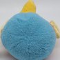 Angry Birds Space 5"  Plush Lightning Bird Orange Blue Round Toy