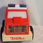 Vintage Tonka 1991 Heavy Orange Plastic Truck 7"