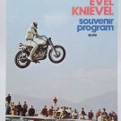 Vintage 1971 Evel Knievel Souvenir Program EUC