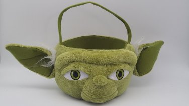 RARE Yoda Halloween Bucket Easter Basket Disney Star Wars CLEAN