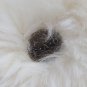 FAO SCHWARZ POLAR BEAR PLUSH 10" White Sitting Upright Button *CLEAN*