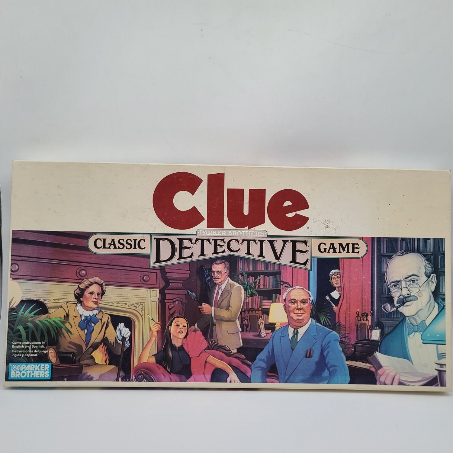 1986 Clue Detective Parker Brothers Vintage Board Game Complete Rare