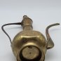 Brass Teapot or Oil Vessel India Lamp Etched Brass with Hinged Lid