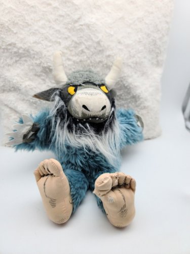 Where the Wild Things Are Hand Puppet Plush Bernard Monster Crocodile Creek VTG