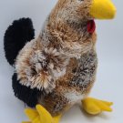 Hug Fun Chicken Hen Rooster 12" Farm Barn Plush Stuffed Animal Toy Brown CLEAN
