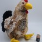 Hug Fun Chicken Hen Rooster 12" Farm Barn Plush Stuffed Animal Toy Brown CLEAN