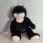 Leader Light Cat Kitten Plush Animal 14" Vibrating Massaging Black White Soother