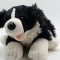 BUILD A BEAR Border Collie DOG 11" Black White Promise Pets w/ Bark Soundbox