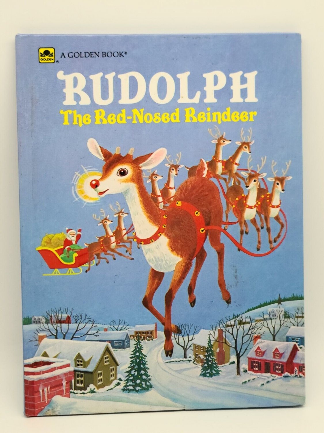 Vintage Little Golden Book Rudolph the Red-Nosed Reindeer Illustrated