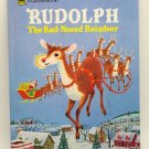 Vintage Little Golden Book Rudolph the Red-Nosed Reindeer Illustrated