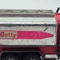 1981 Matchbox Peterbilt Getty 1-80 Red/Silver Diecast Truck Macau