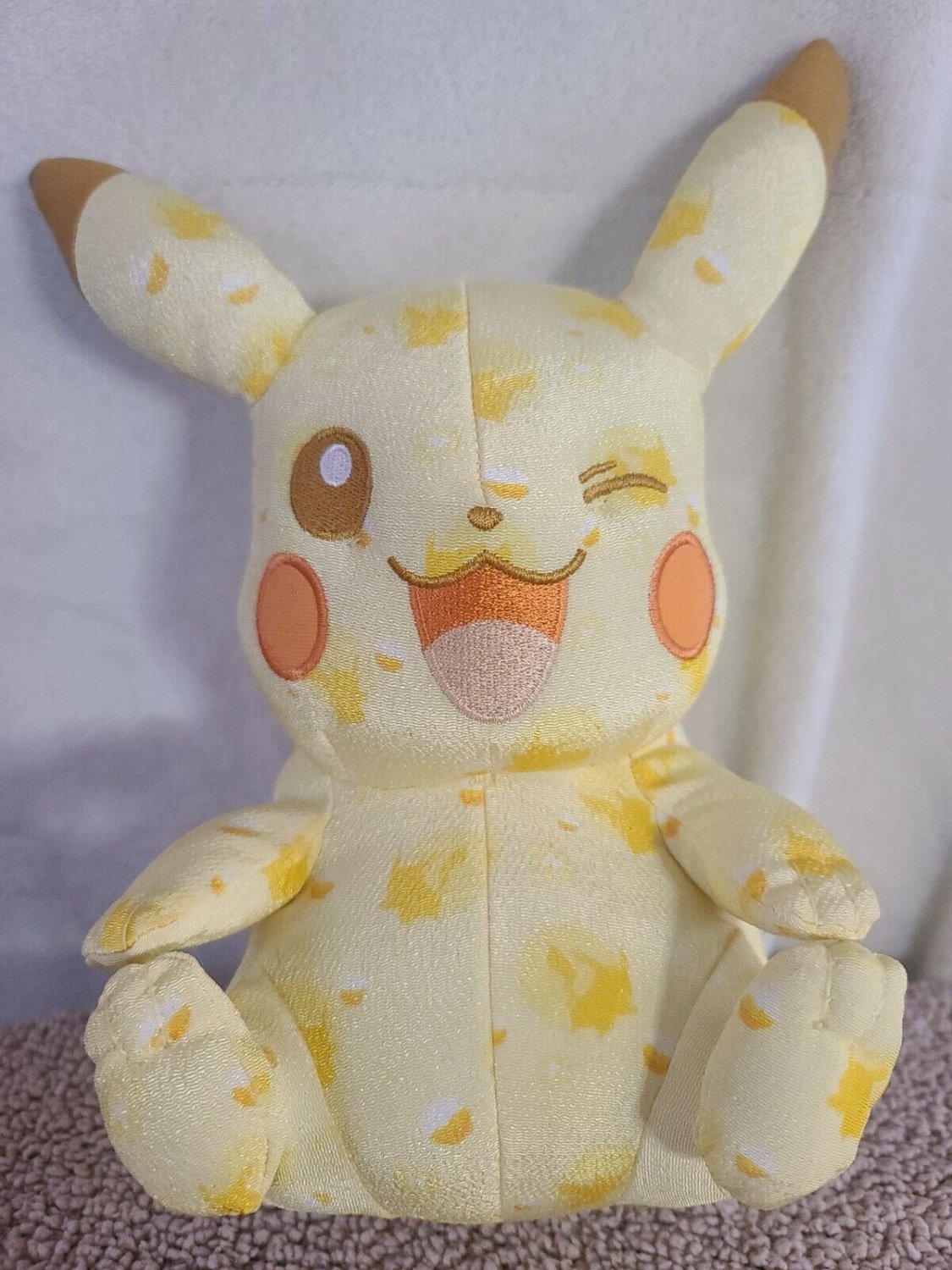 1999 Pokémon Pikachu Jumbo Plush Toy Tomy Big Vintage Rare