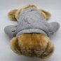 Prima Creations 2008 Plush Stuffed Brown Bear Gray I Love You Hoodie Valentines