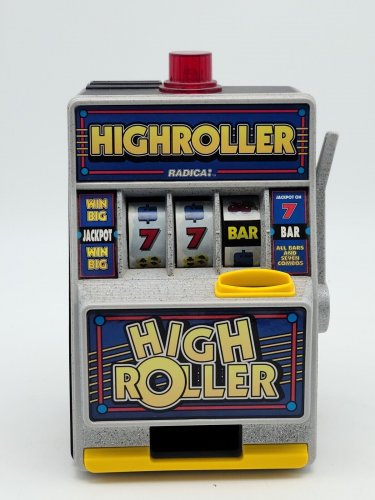 Radica High Roller Automatic Jackpot Slot Machine / Bank Model 200 *AS-IS*