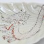 Vtg Japan Oval Serving Bowl w/ Original Handle *SEE PICS*