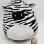 Kellytoy Squishmallow 8 Inch Freddie The Zebra Super Soft Plush *CLEAN*