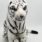 Vintage Ace 10” White Bengal Tiger Plush Realistic Stuffed Animal Toy
