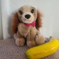 Vintage Walt Disney Lady And The Tramp 8" Lady Plush * GOOD CONDITION*