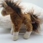 Douglas - Cuddle Toy Brown and White Plush Horse  11" Stuffed Animal