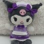 RARE Kuromi Maid Outfit Purple Plushie *AS-PICTURED*