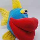 Funny Friends Large 16" Big Red Lip Lippe Momba Fish Mobile Plush Jennifer Mazur