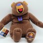 Tyco Plush Bear Coal the Olympic Mascot Salt Lake 2002 Stuffed Toy 14" With Tag