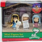 New Peanuts Charlie Brown Christmas Figure Fold-Out School Christmas Choir Set