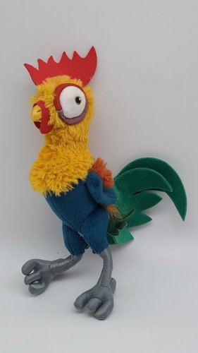 Disney Store Hei Hei Plush Stuffed Animal Bantam Rooster Moana 12" Chicken CLEAN
