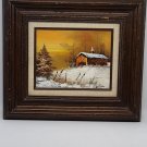 Oil painting by J. Aulaire Landscape w/ Certification *SEE PICS*