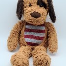 MTY International CO Brown Puppy Dog Plush Stuffed Animal 20” Floppy Chenille
