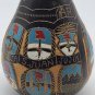 Argentina Themed 5"  Pottery Vase RARE