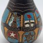 Argentina Themed 5"  Pottery Vase RARE