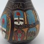 Argentina Themed 5"  Pottery Vase RARE