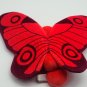 RARE Jellycat Breezy Butterfly Iris Red Blue 14&acirc;�� Retired CLEAN