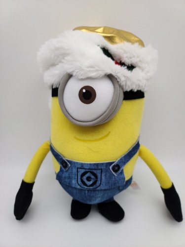 Despicable Me 10" Minion Christmas Plush w/ Santa Hat 2015 Toy Factory