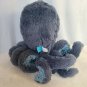 The Manhattan Toy COMPANY Blue Octopus Plush 12 in w/8 Curling Tentacles CLEAN