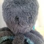 The Manhattan Toy COMPANY Blue Octopus Plush 12 in w/8 Curling Tentacles CLEAN