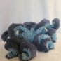 The Manhattan Toy COMPANY Blue Octopus Plush 12 in w/8 Curling Tentacles CLEAN