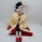 DISNEY STORE Authentic EVIL Cruella De VIL 101 DALMATIANS Villain Plush Doll 22"
