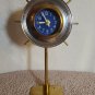 Nautical Pendulux Skipper Table Clock Ship Helm Steering Wheel *NOT TESTED*