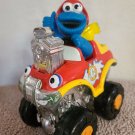 Cookie Monster Press N Go Race Car 2002 Mattel Sesame Street