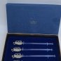 VINTAGE Pewter Golf Swizzle STICKS by Fort NIP